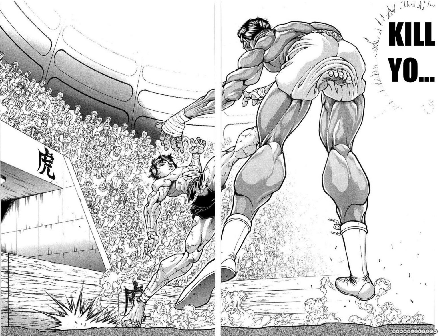 Baki: New Grappler Baki,Vol.31, Chapter 271 : Risking The Life 