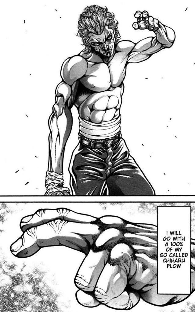 Baki:Hanma Baki, Vol.28, Chapter 234 : Chiharuism - Baki Manga Online